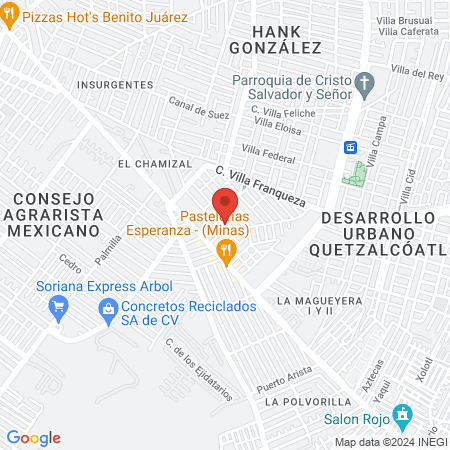 Estetica unisex y uñas lethnnys map