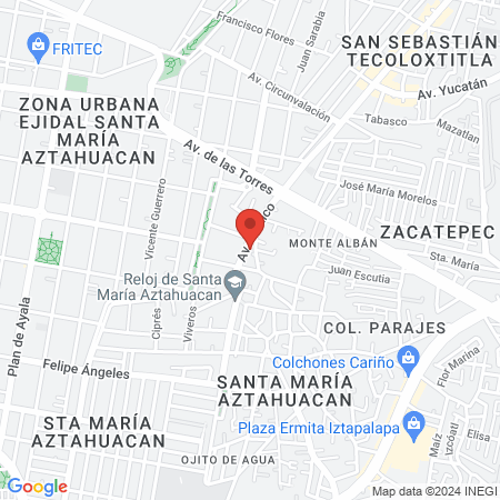 Salón de belleza mary map