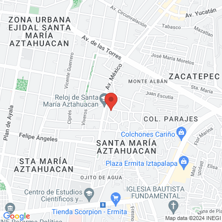 Barber Shop Isis map