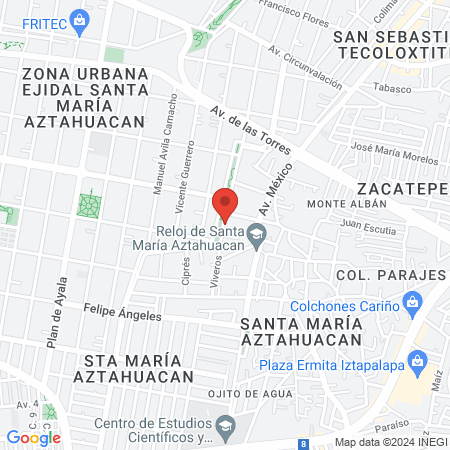 Clinica Dental Dent's map