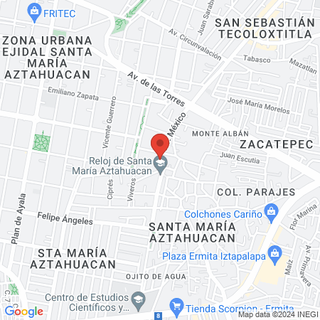 Centro Podologico map