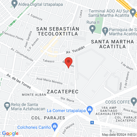 Consultorio dental Odontológica map