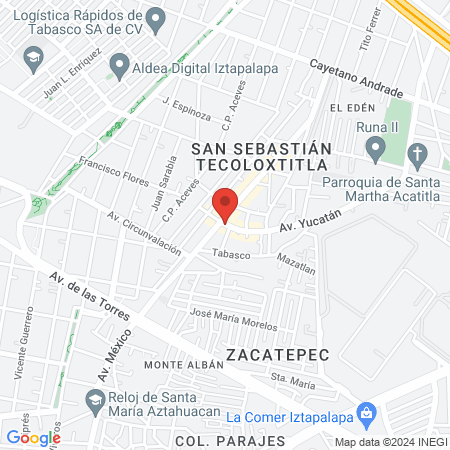 Andahlia Consultorio dental map