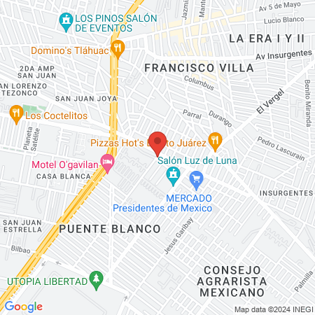 Estetica y uñas Bely map