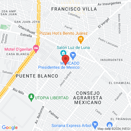 Barbería cachorro map