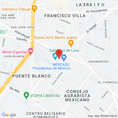 Cirujano dentista map