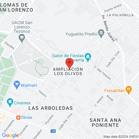 Servicios Veterinarios "Huitzillin" map