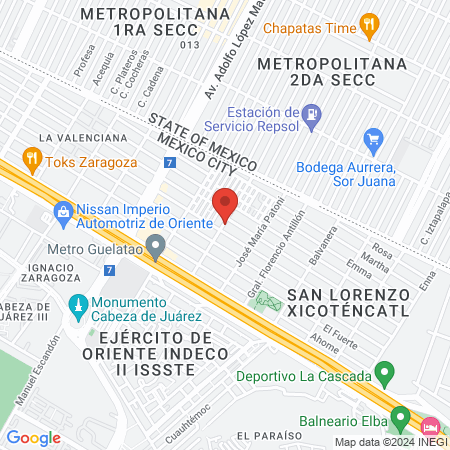 CLINICA DENTAL "SAN JUDAS TADEO" map