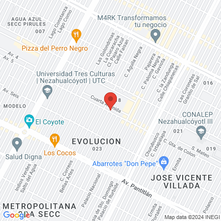 Quiropráctico centro evolución map