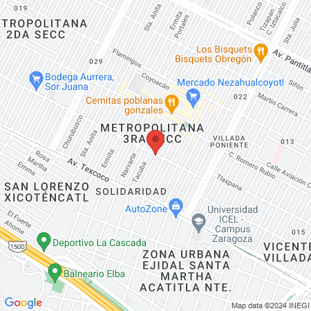 Consultorio Veterinario los Pastores map