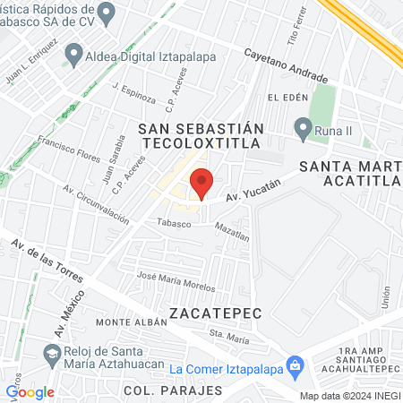 Estética Yaciri map