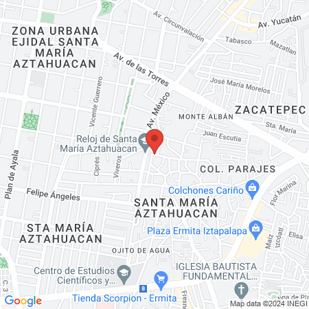 Maria Bonita Nail Bar map