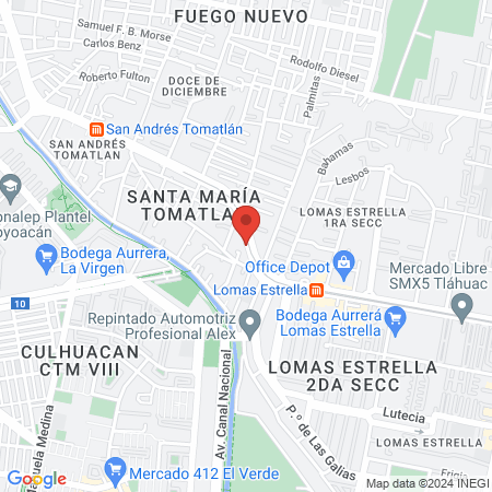 Dentista y Acupuntura Sandra Alcaraz map