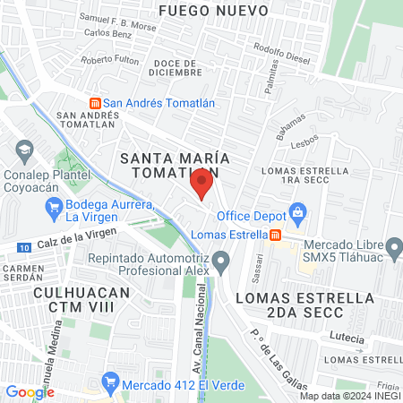 CONSULTORIO MEDICO map