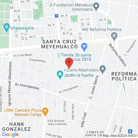 Clínica dental Santa Cruz map