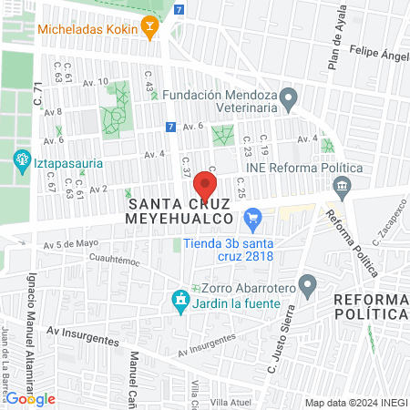 CENTRO MÉDICO VETERINARIO MÉXICO map