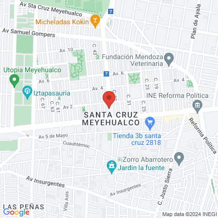 Clinica veterinaria Yampets map