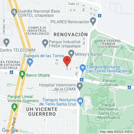 Xa'aája Podología map