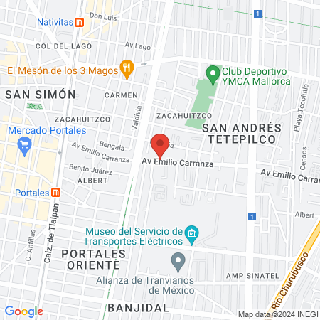 Contreras Muñoz Ma Elena map