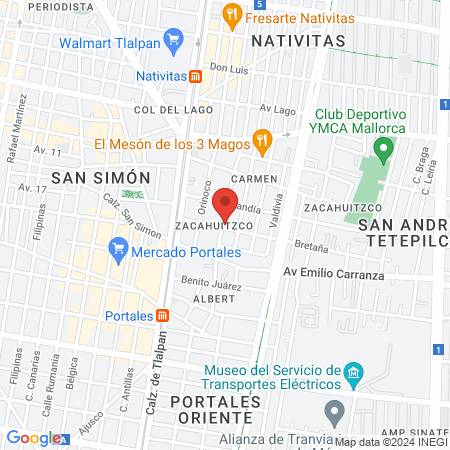MG spa salud y esterica map