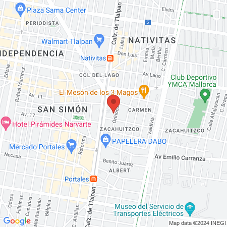 Barbershop Ortuño map