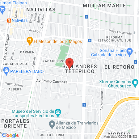 Consultorios de Medicina Especializada del Sector Privado map