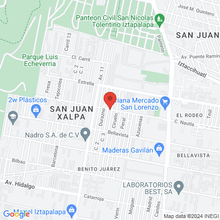 Mundo de la Belleza map