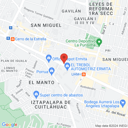 Cielito Lashes & Brows map