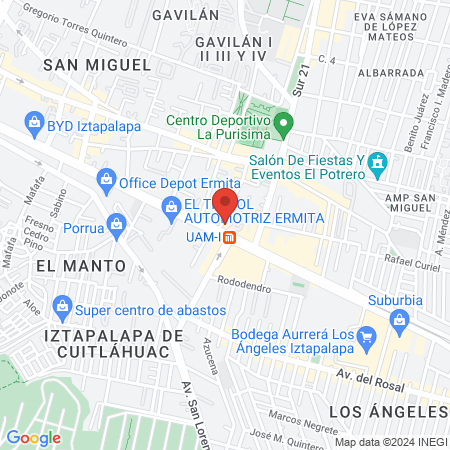 Prosonrisas Iztapalapa map