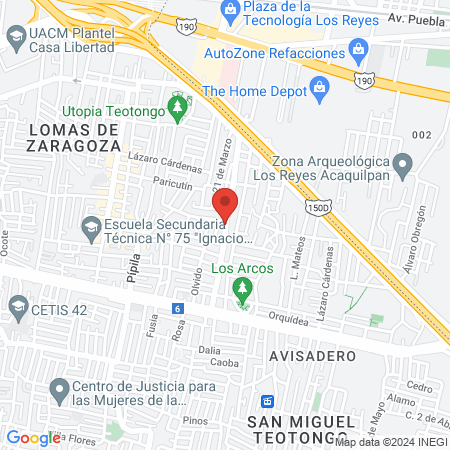 Clinica Medica y Quirurgica map