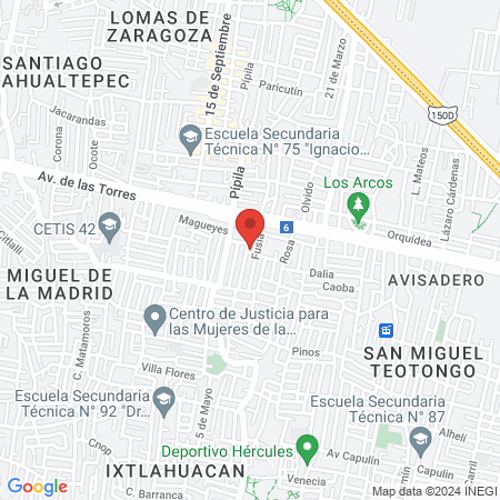 Estética Unisex map