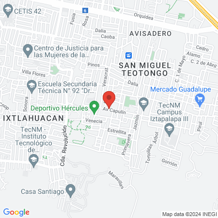 Beauty studio Verónica Sánchez map