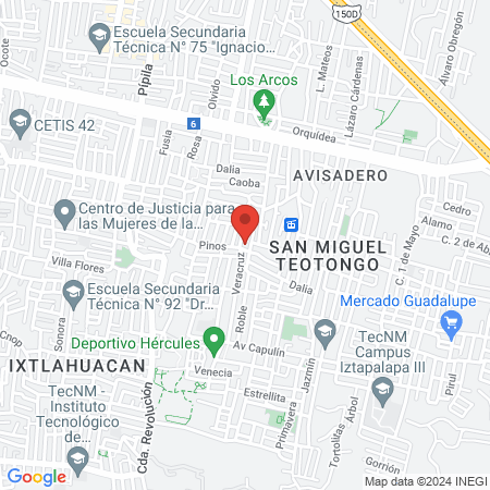 Rosy Yanza salón de belleza map