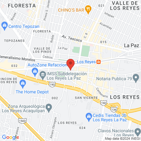 Veterinaria media noche map