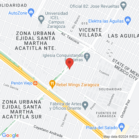 ESTETICA UNISEX PAOLA map