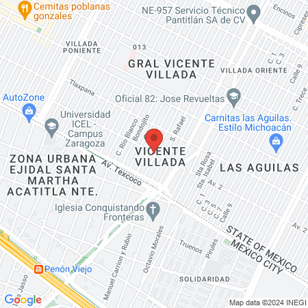 Consultorio condesa map