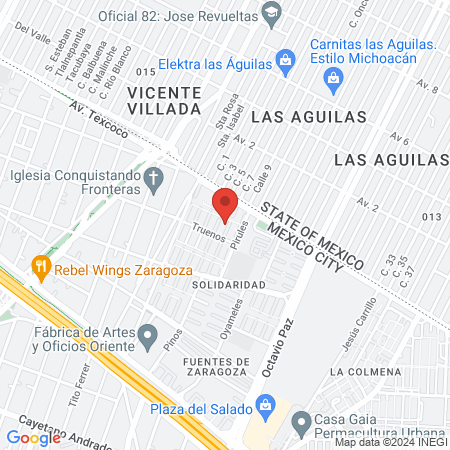 Dental Viloria UNAM map