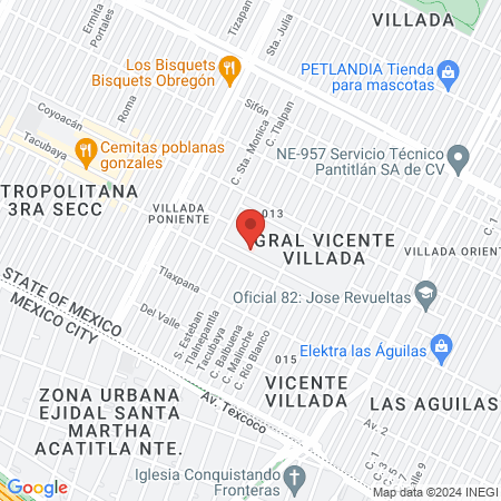 Hospital Regional Nezahualcoyotl map