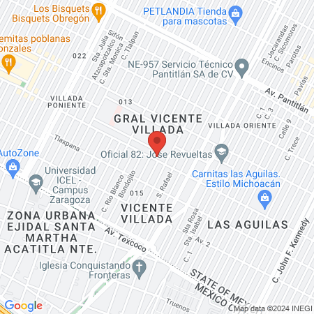 Veterinaria Peco's las aguilas map