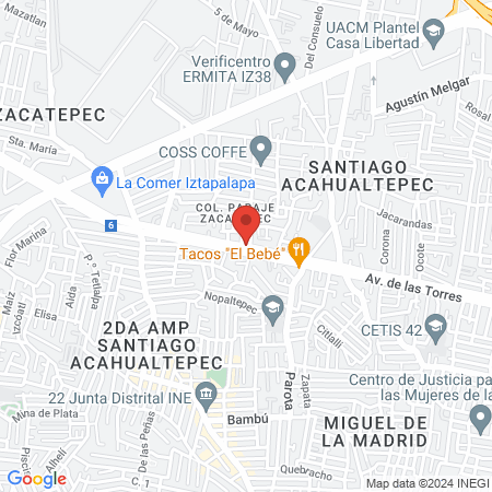 Salón de Belleza Glamour map