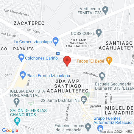 Analisis Clinicos del Dr Simi map