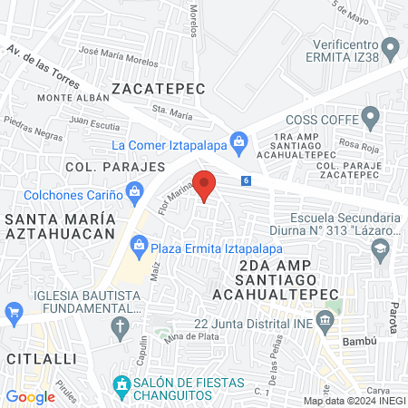 Clínica de Tratamiento Tonalli map