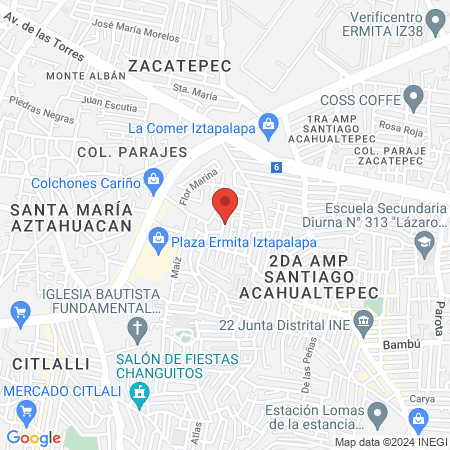 Dispensario Médico dental map