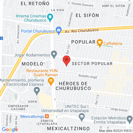 Vanessa Delgado Manjarrez CVDENT map