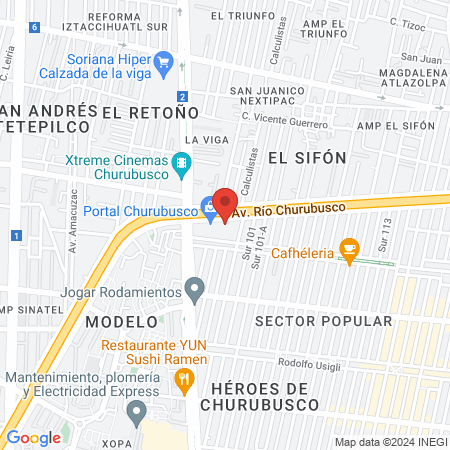 Dra. María Eugenia Chang González map