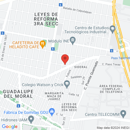 Estética Glamour map