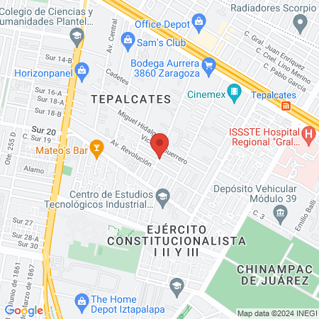 Sala De Belleza Dama Y Caballero map