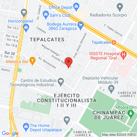 Denisse Nails (pestañas de mink y uñas) map