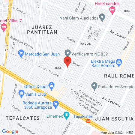 Sala Yosymar Fitness Club map