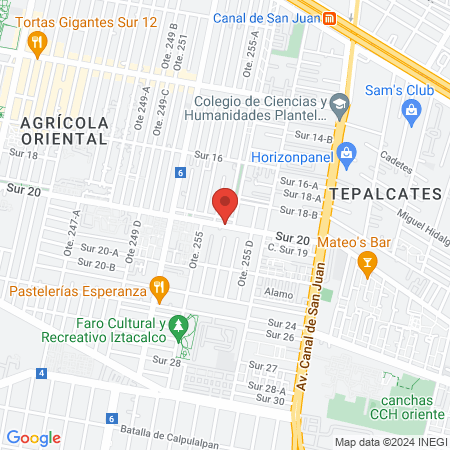 Fitness center sur 20 map